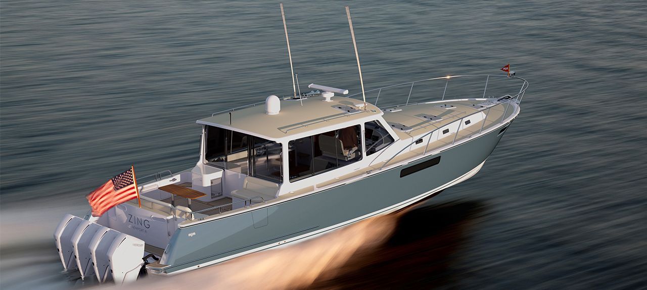 New 53z Express Cruiser Earns Category A Ocean
