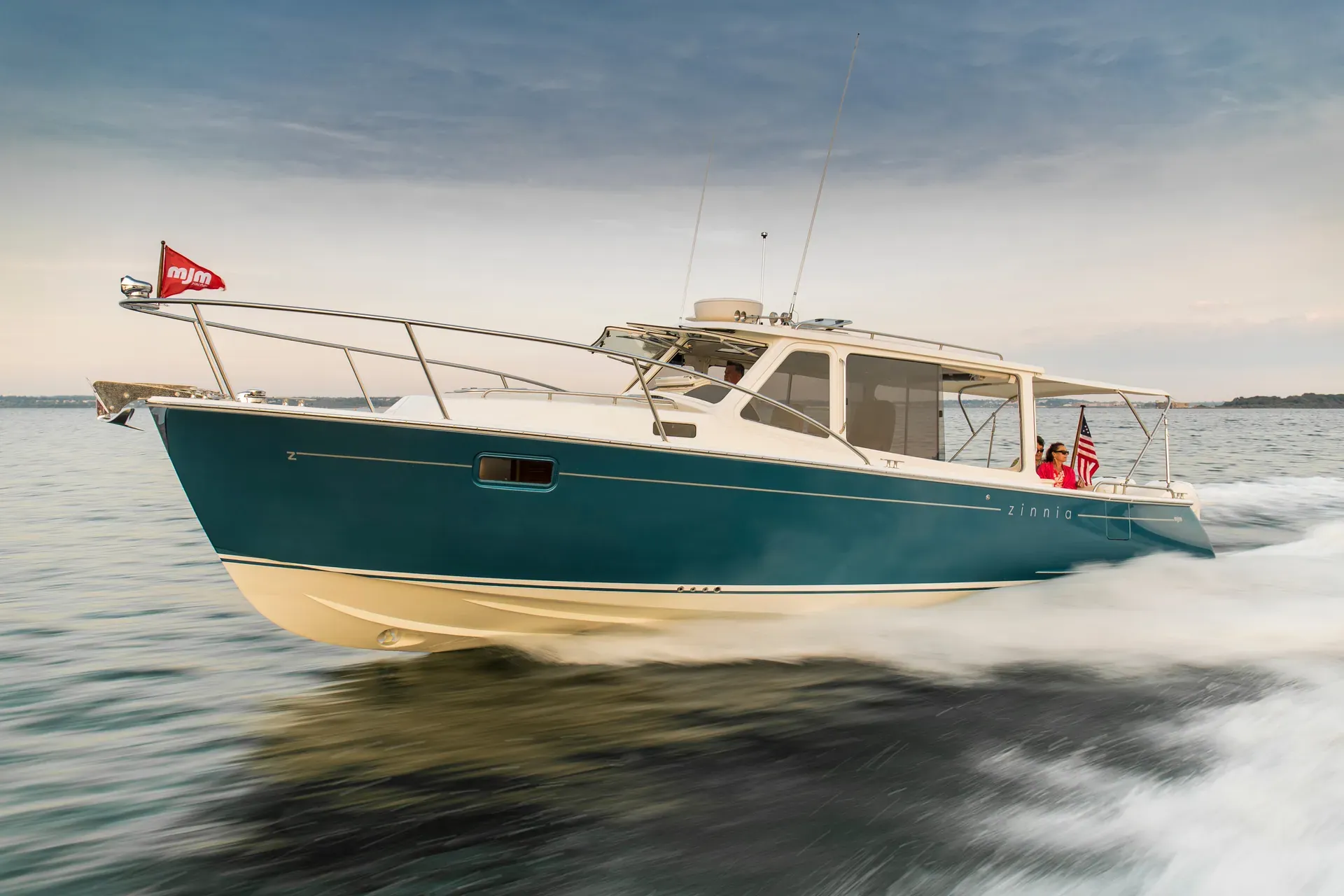 MJM retired model on the water