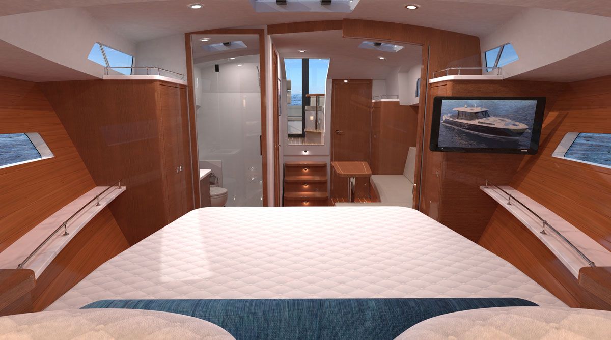 MJM 42 master stateroom