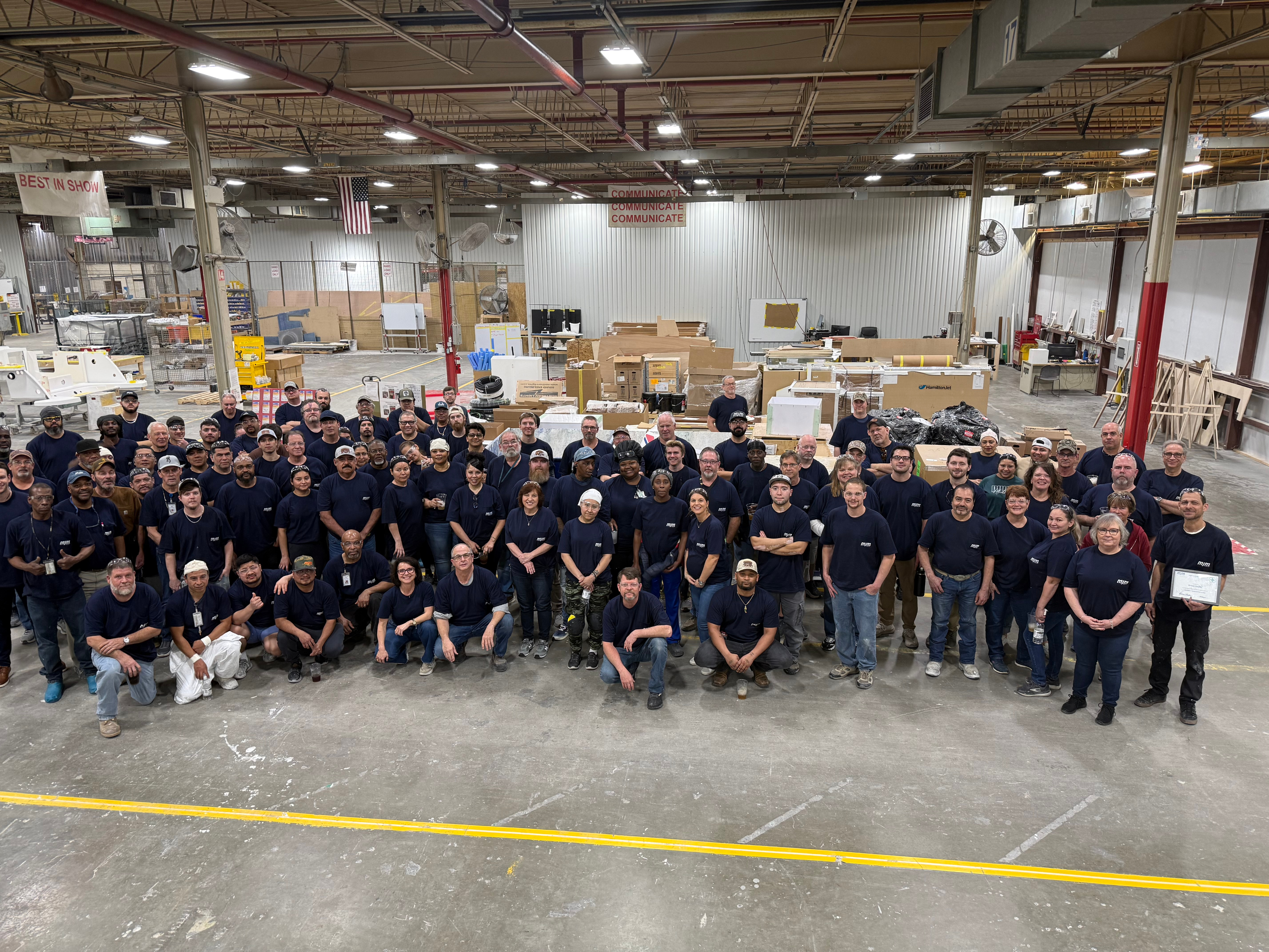 MJM Yachts team at work