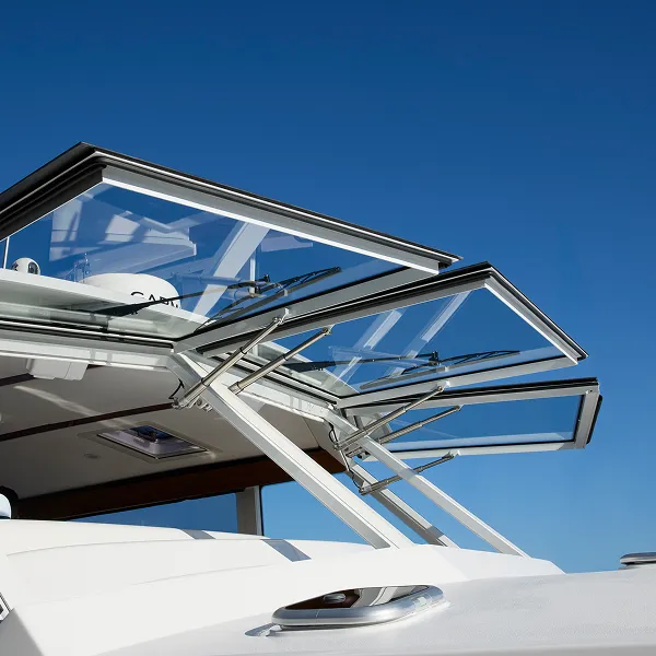 Fully Actuated Windshield - interior view