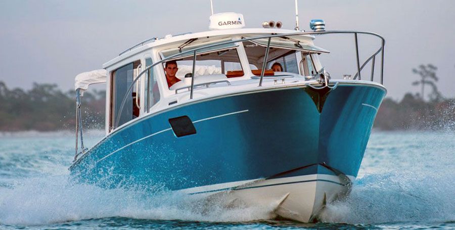 At The Dock With The MJM 35