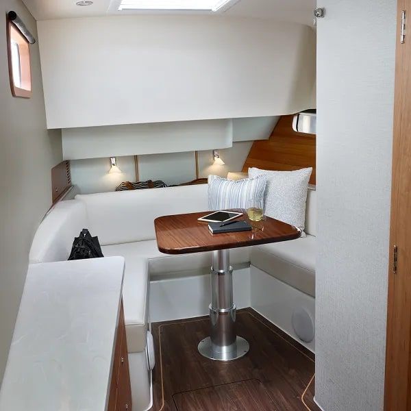 MJM 47X queen sized v-berth