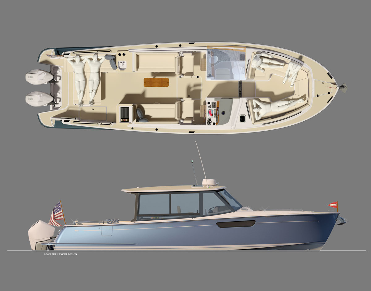 mjm yachts 3z layout rendering