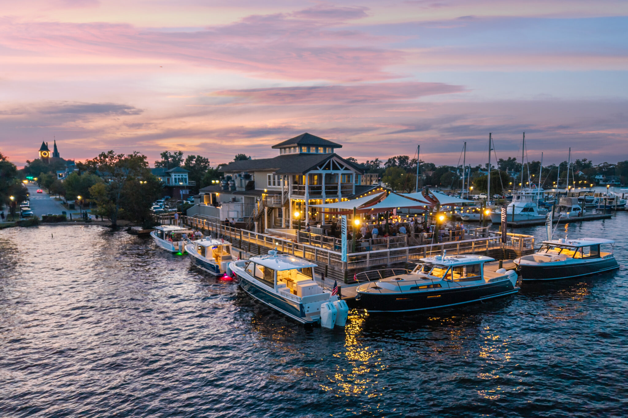 Persimmons Restaurant with MJM Yachts